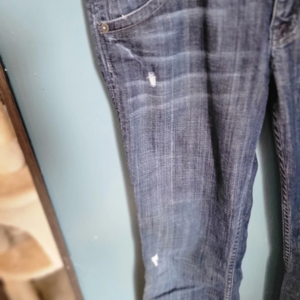 Hudson jeans size 28 distressed‎ blue jeans